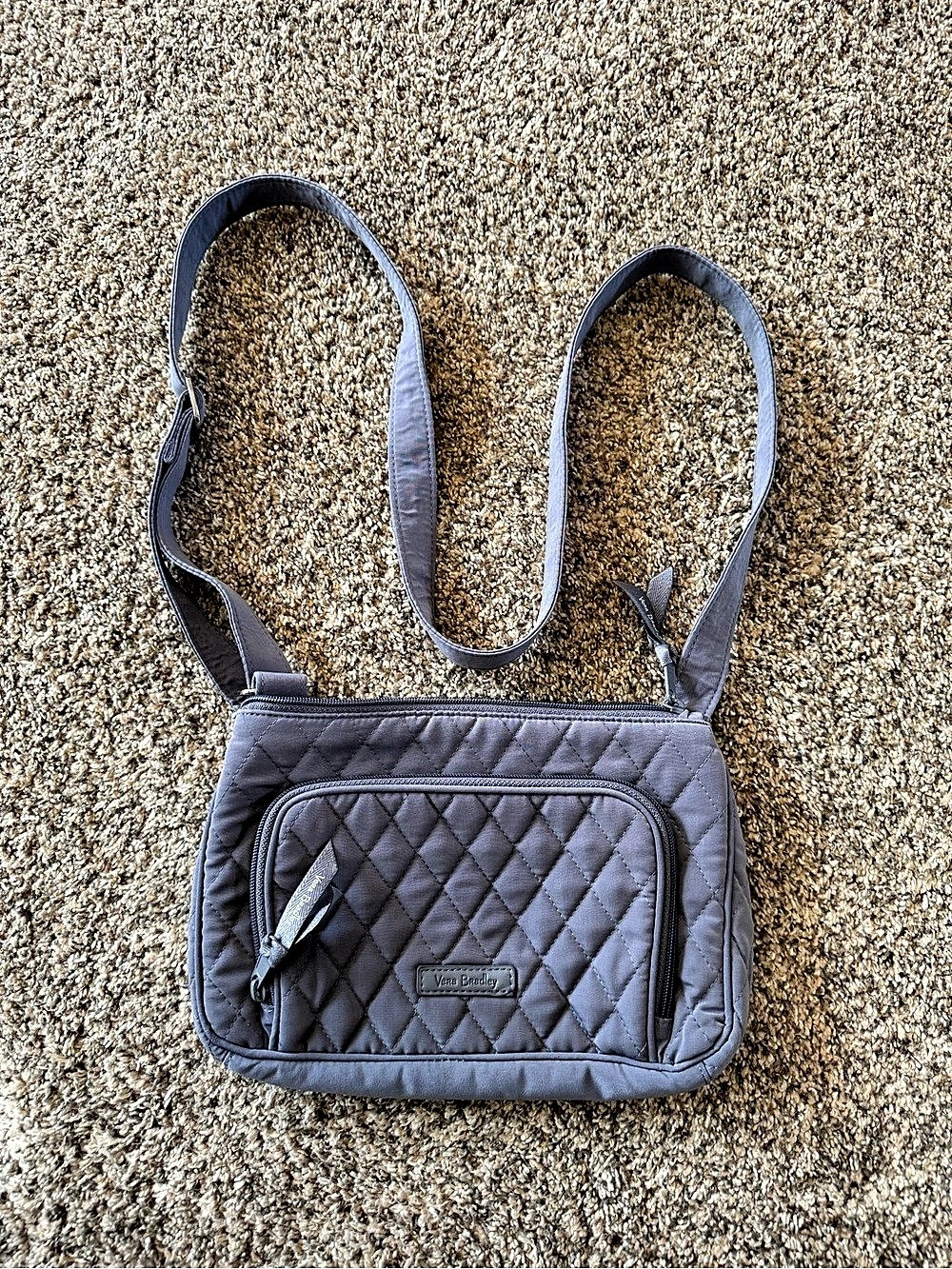 Vera Bradley Iconic RFID All in One Crossbody Gray